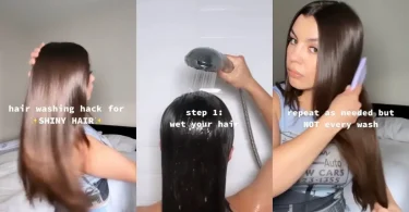 easy tips for shiny hair