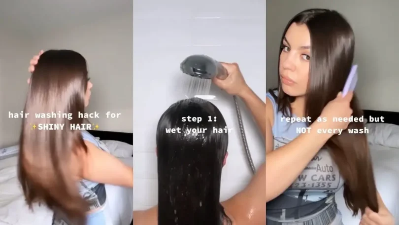easy tips for shiny hair