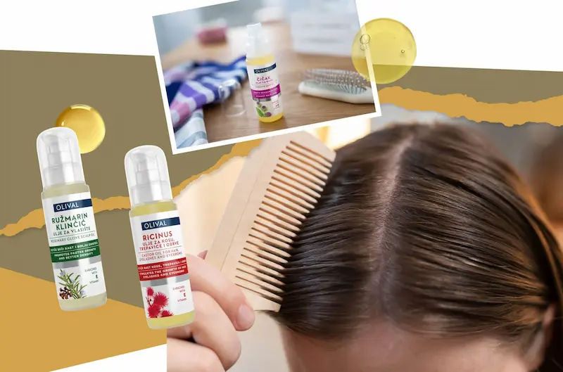 scalp care and oil application